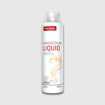 Body Attack Magnesium Liquid - 500 ml - 250 mg High Dose Magnesium Citrate plus 20 mg Vitamin C | Megapump